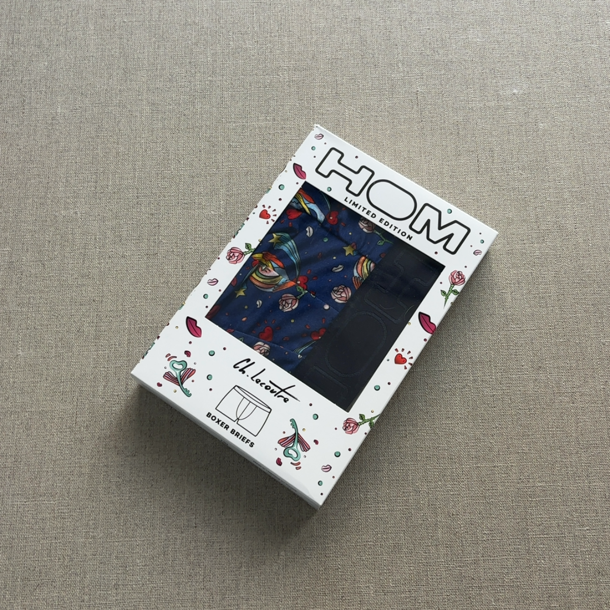 Big bisous blue print