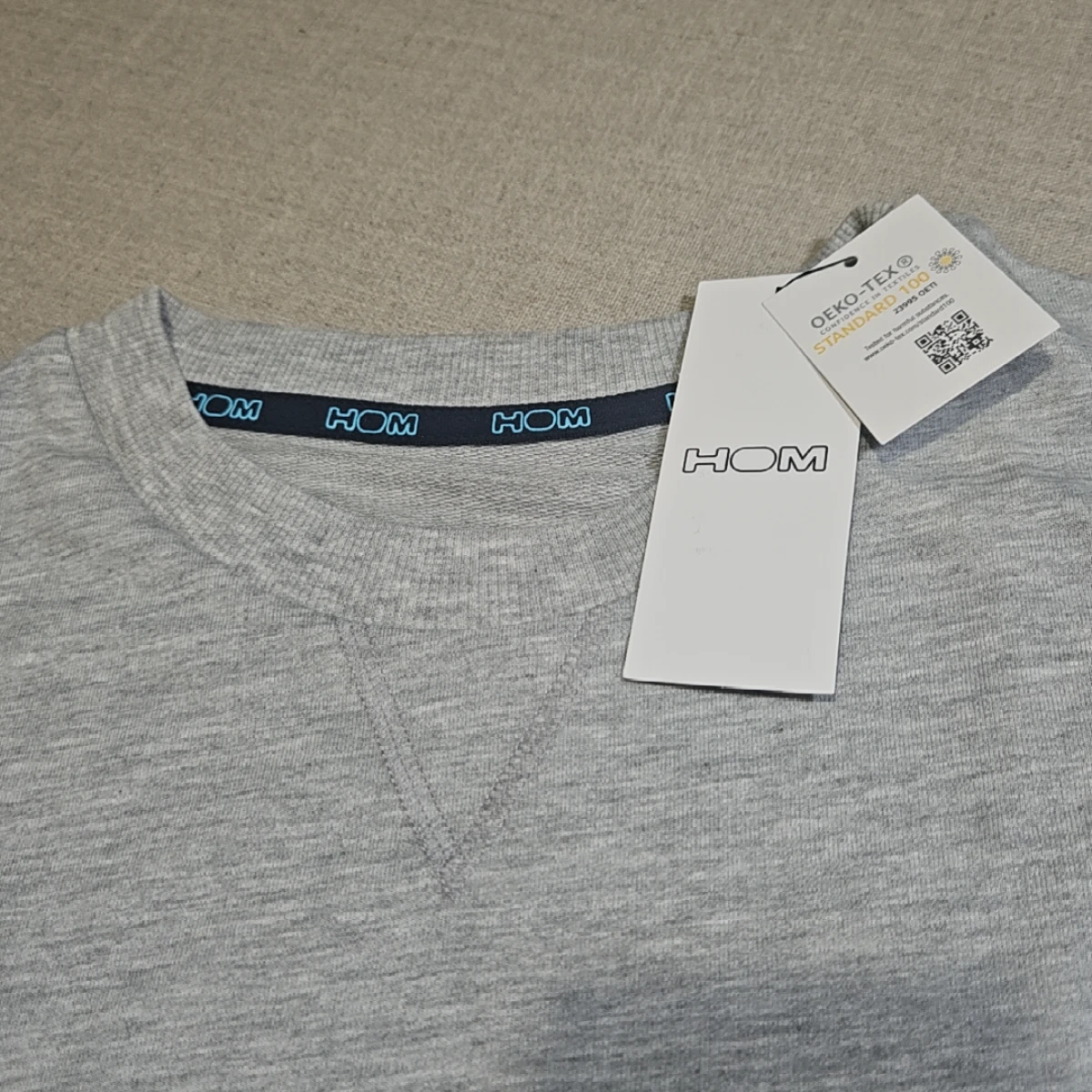 Sweatshirt col rond Sport Lounge (Gris)
