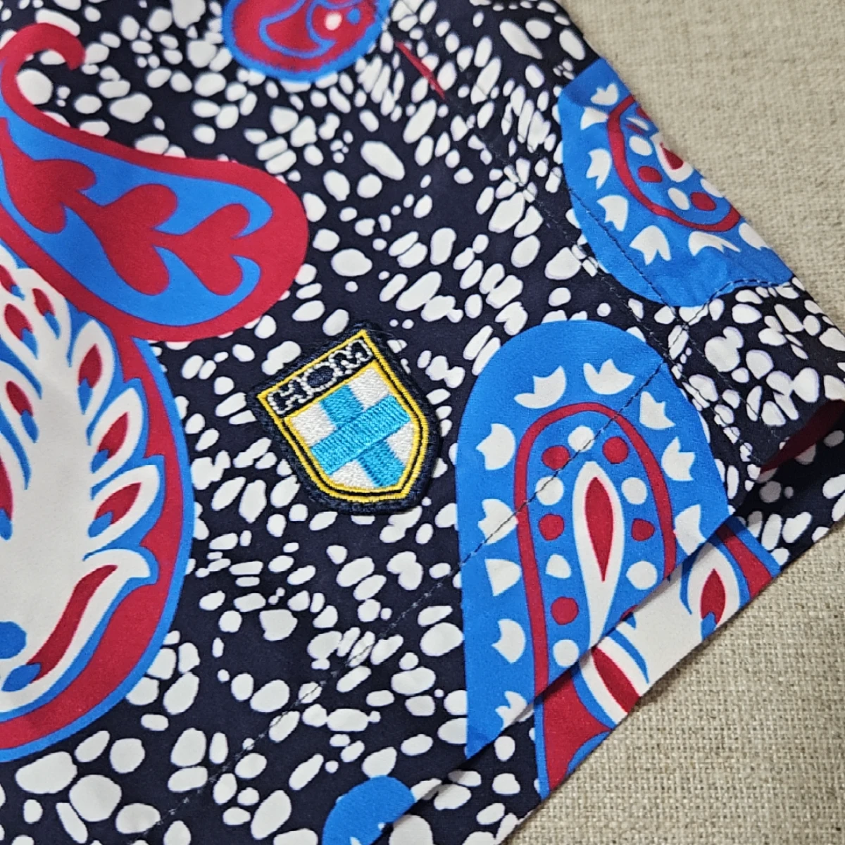 Seydou navy print