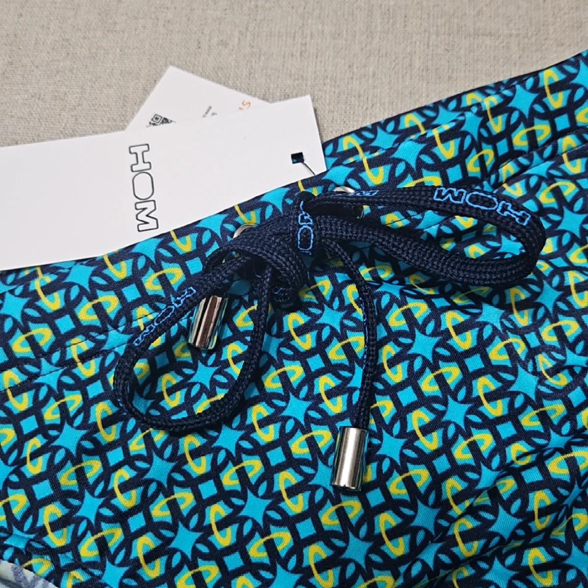 Miramar turquoise print