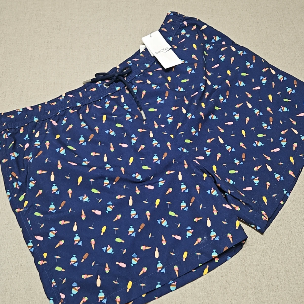 Summer navy print