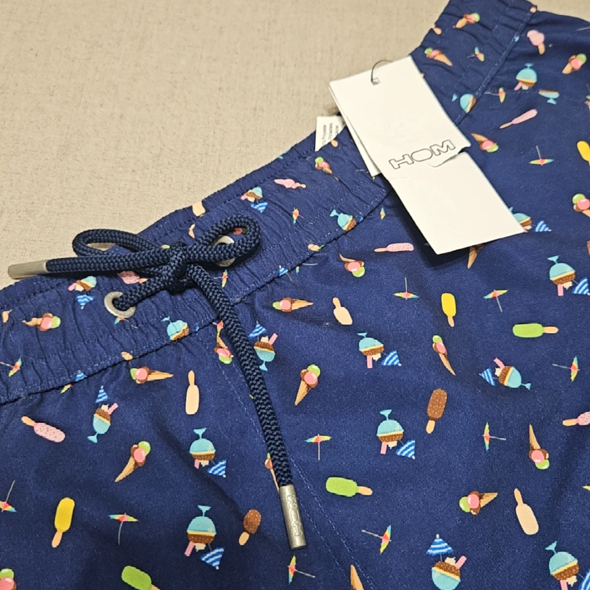 Summer navy print