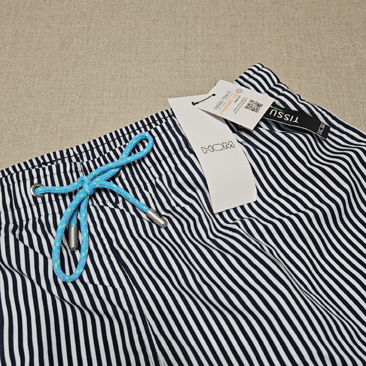 Justin Navy/White Stripes