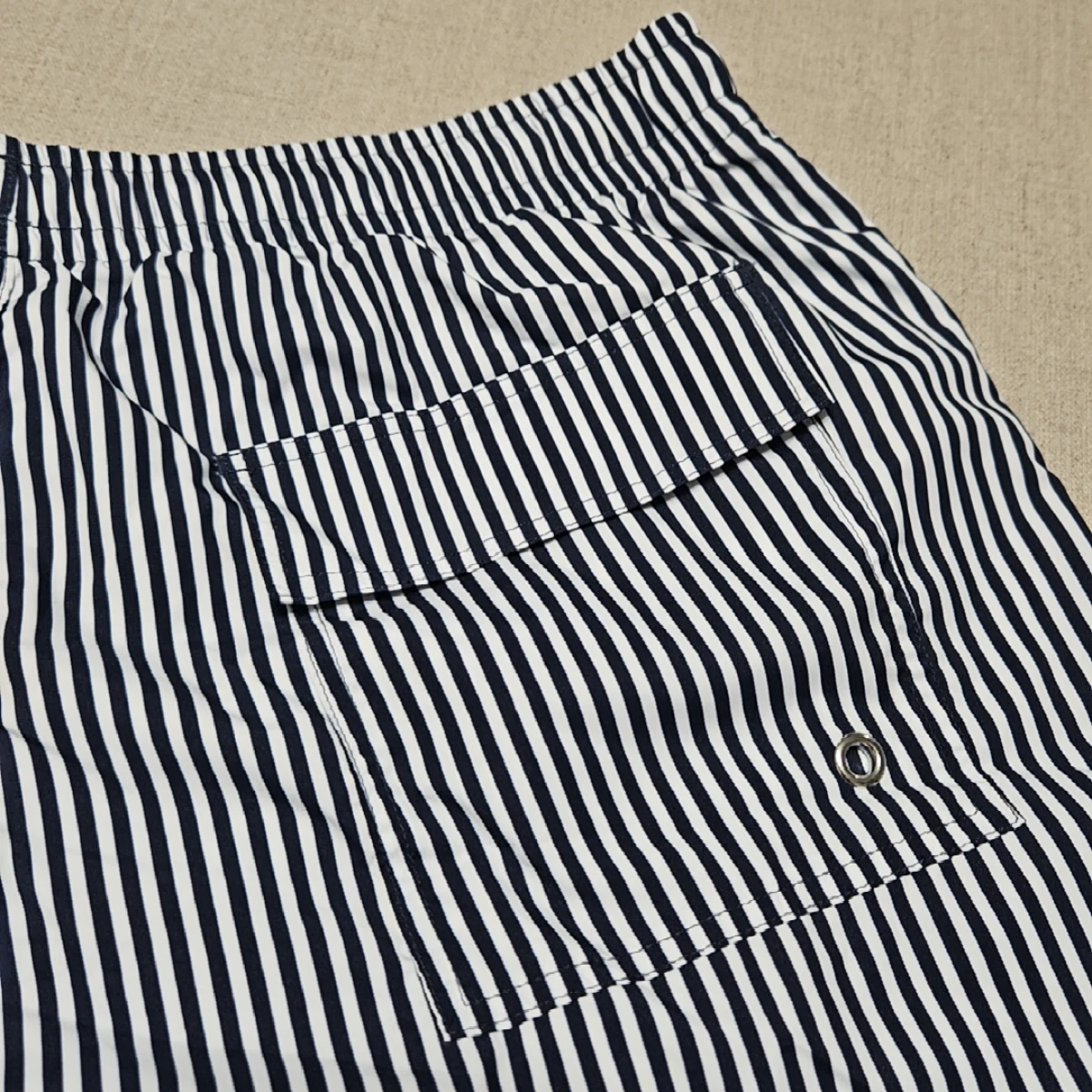 Justin Navy/White Stripes