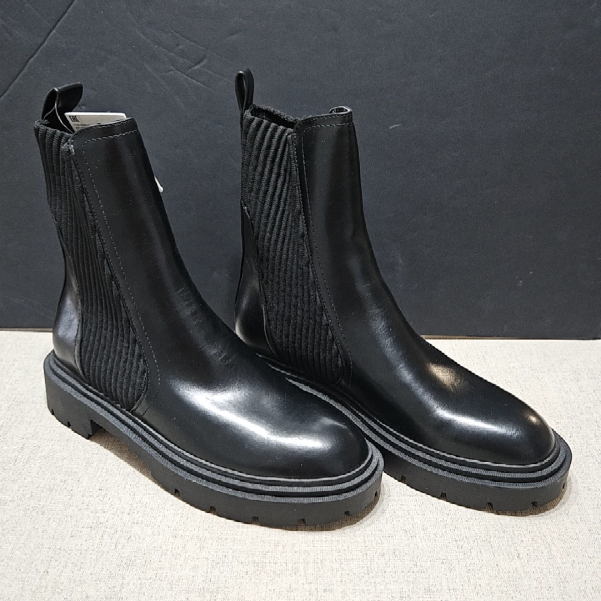 Bottes cavalières avec élastique