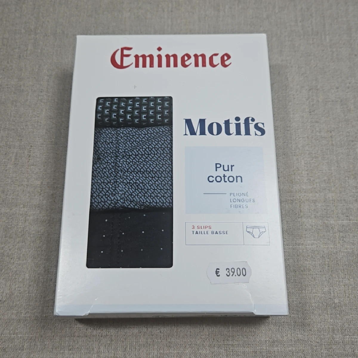 3 Slips taille basse