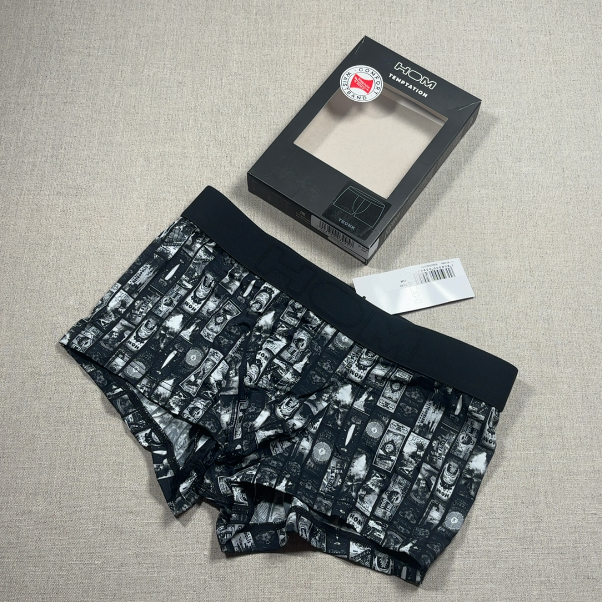 Rockcity dark grey print