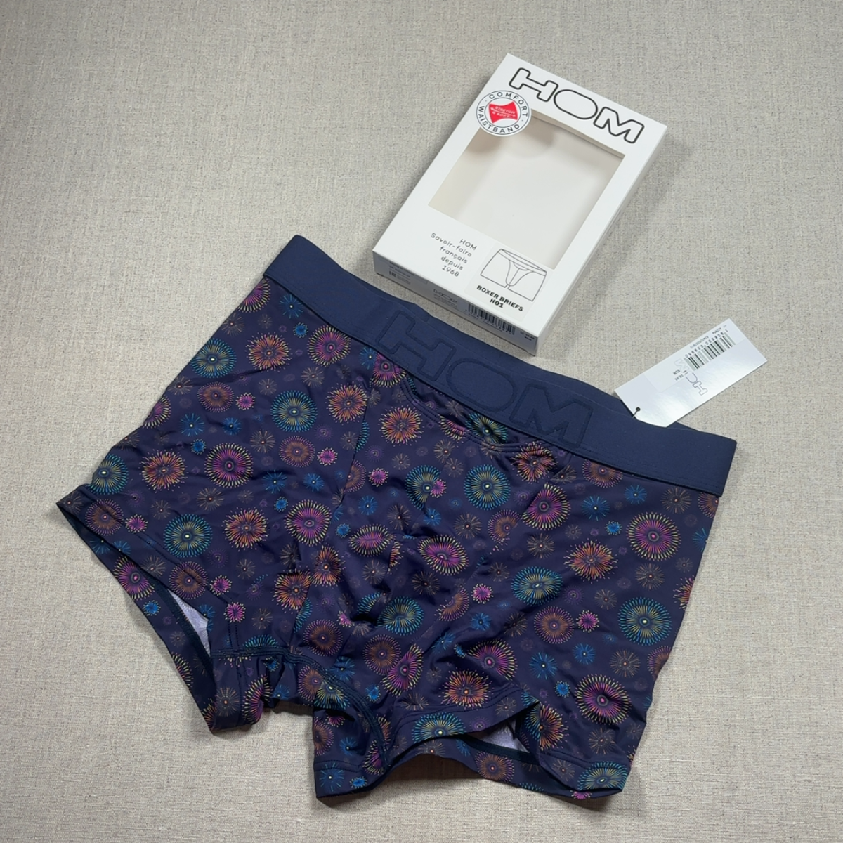 Spectra navy print