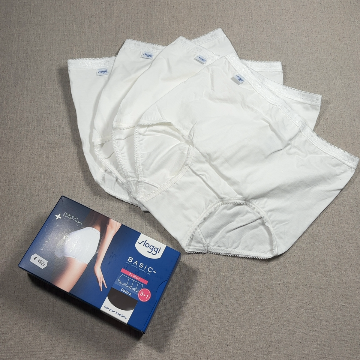 Basic+ Blanc - Premium comfort x4