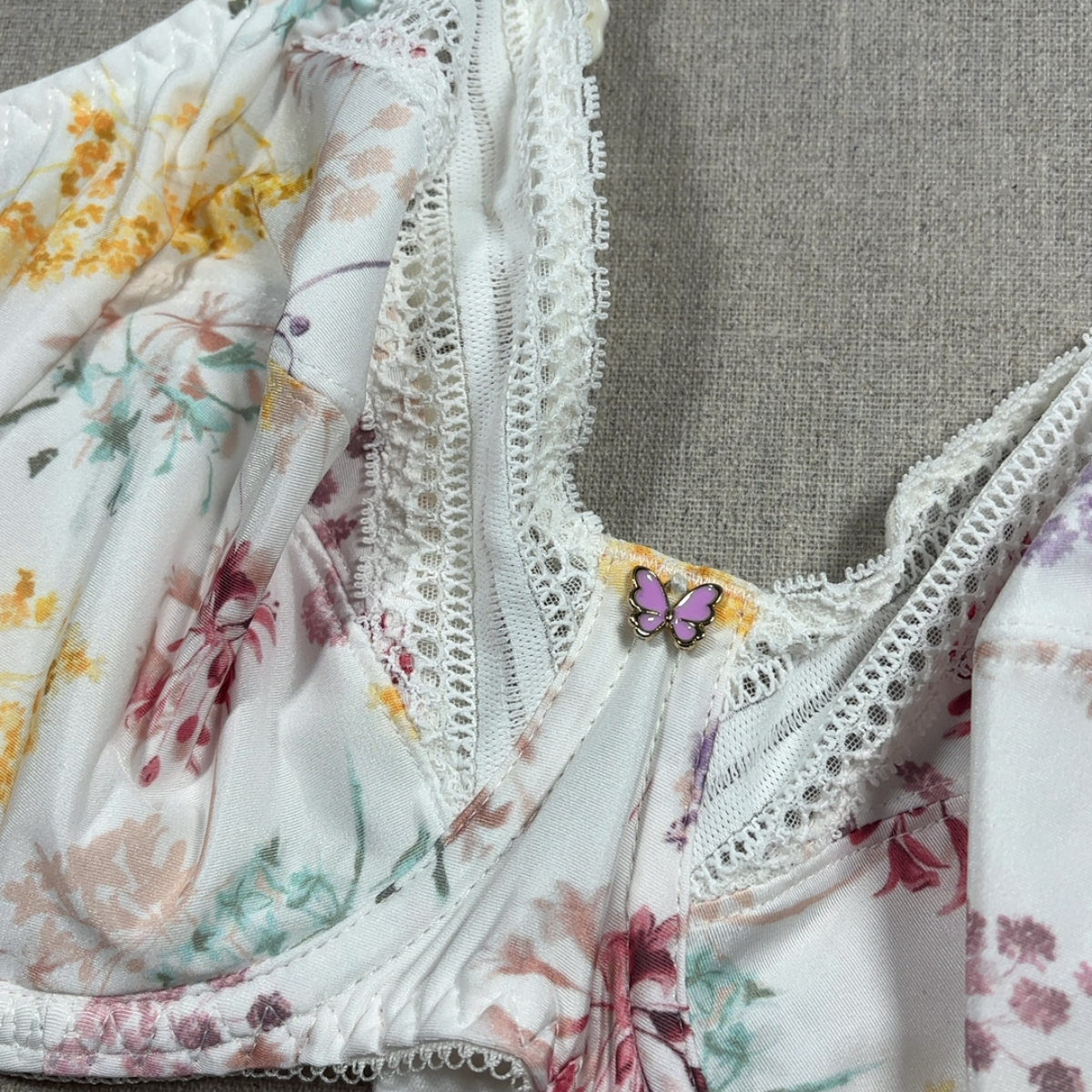 Soutien-gorge souffle fleuri
